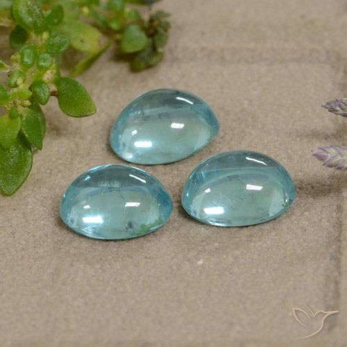 1.96ctw Naturale Blu verdastro chiaro Apatite, Ovale, Trasparente