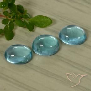 Gemme di Apatite Azzurro naturale da 1.82 ct, Ovale, Trasparente