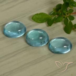 Gemme di Apatite Azzurro naturale da 1.82 ct, Ovale, Trasparente