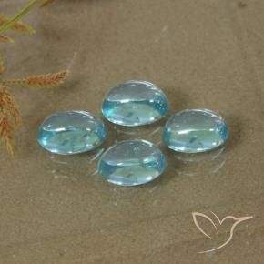 Gemme di Apatite Azzurro naturale da 2.07 ct, Ovale, Trasparente