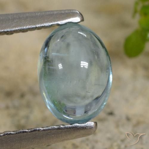 0.62ct Naturale Alzavola Chiaro Apatite, Ovale, Trasparente