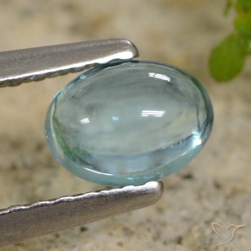Apatite Alzavola Chiaro naturale da 0.62 ct, Ovale, Trasparente