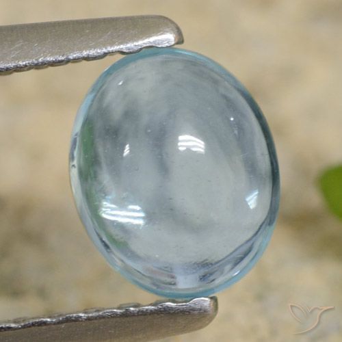 0.66ct Naturale Alzavola Chiaro Apatite, Ovale, Trasparente