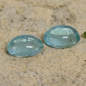 Gemme di Apatite Tono verde acqua naturale da 1.70 ct, Ovale, Trasparente