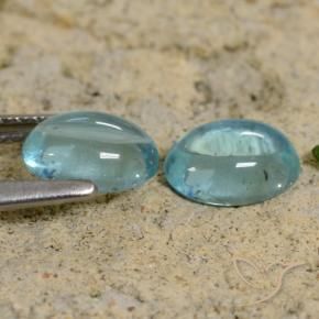 Gemme di Apatite Tono verde acqua naturale da 1.70 ct, Ovale, Trasparente