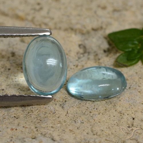 1.44ctw Naturale Azzurro Verde Apatite, Ovale, Trasparente