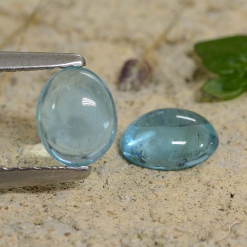 1.16ctw Naturale Tono verde acqua Apatite, Ovale, Trasparente