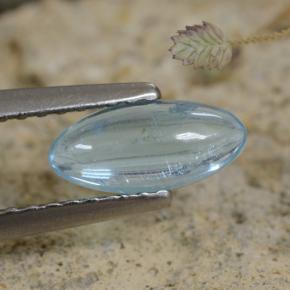 Apatite alzavola chiaro naturale da 0,75 ct, taglio marquise, trasparente