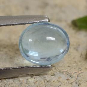 Apatite Alzavola Chiaro naturale da 0.74 ct, Ovale, Trasparente