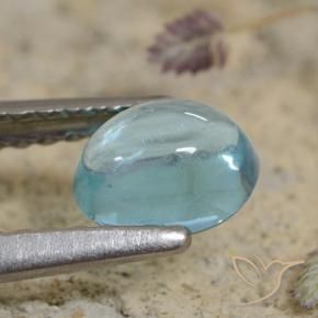 Apatite Alzavola Chiaro naturale da 0.71 ct, Ovale, Trasparente