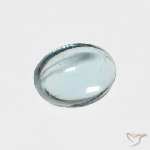 Apatite Azzurro-Verde naturale da 0.87 ct, Ovale, Trasparente
