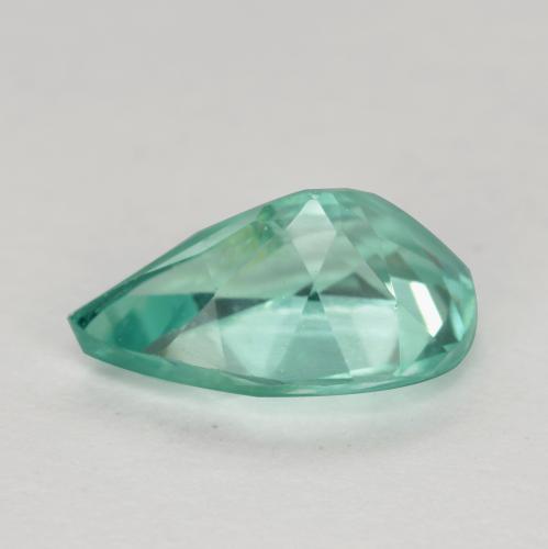 Apatite Verde bluastro naturale da 1.27 ct, Forma a pera, VS