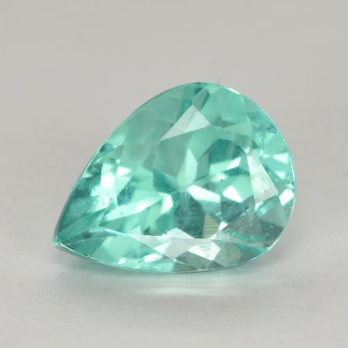 Apatite Alzavola brillante naturale da 1.30 ct, Forma a pera, VS