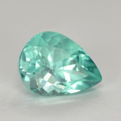Apatite Alzavola brillante naturale da 1.30 ct, Forma a pera, VS