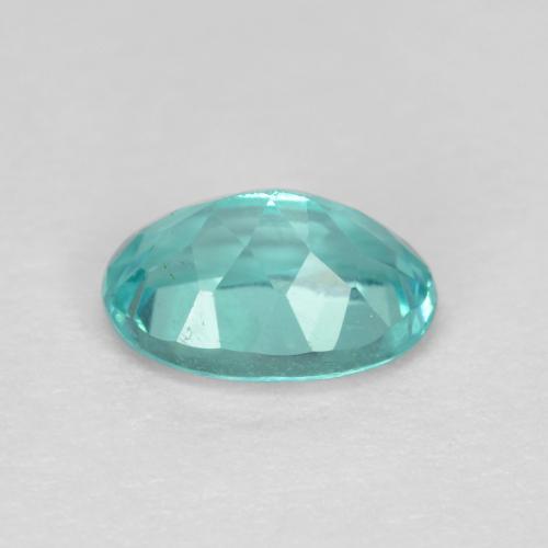 Apatite naturale turchese da 0,86 ct, taglio ovale, VS