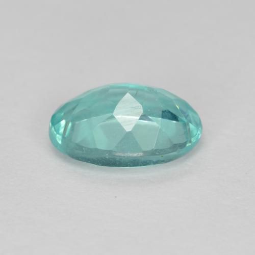 Apatite Blu intenso verde naturale da 0.88 ct, Taglio ovale, VS