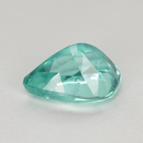 Apatite naturale turchese da 1,05 ct, taglio a pera, VS