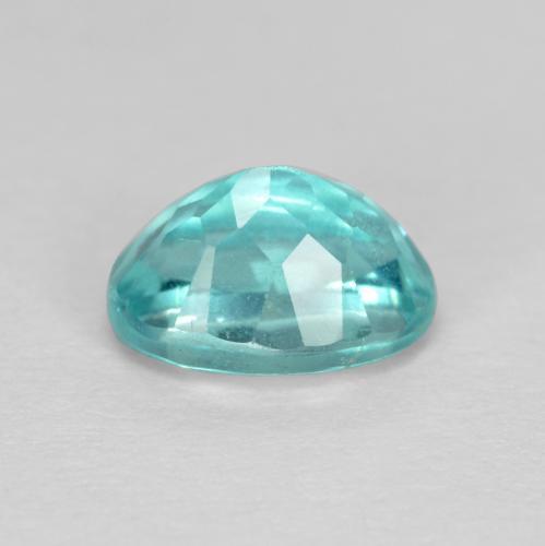 Apatite Blu elettrico naturale da 1.03 ct, Taglio ovale, VS
