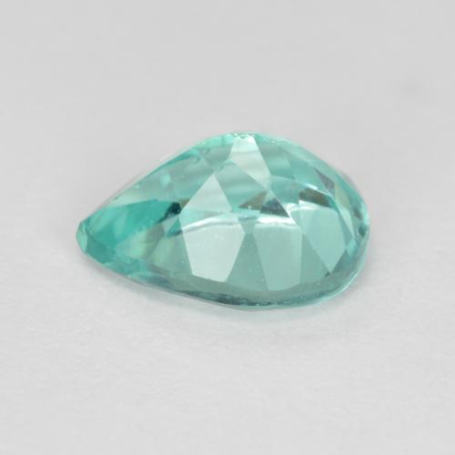 Apatite Verde bluastro chiaro naturale da 1.08 ct, Forma a pera, VS