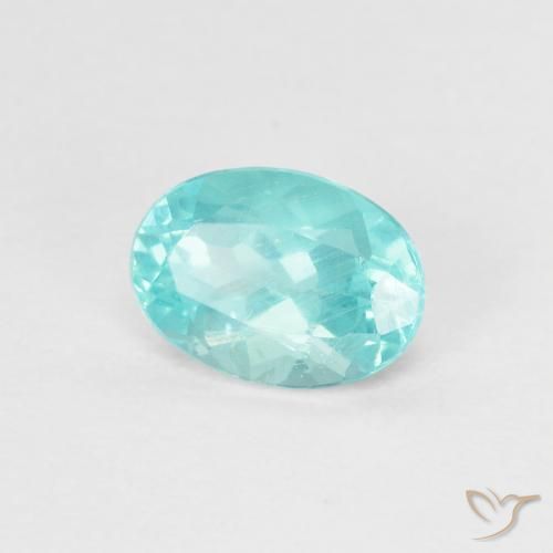 Apatite Alzavola Chiaro naturale da 0.78 ct, Ovale, VS