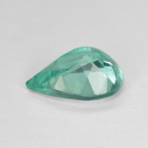 Apatite naturale turchese da 1,66 ct, taglio a pera, VS