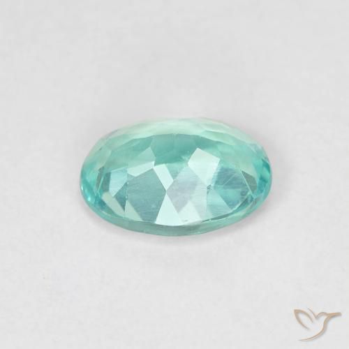 Apatite Alzavola Chiaro naturale da 0.83 ct, Ovale, VS