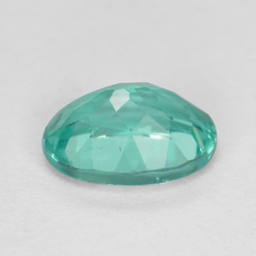 Apatite naturale turchese da 0,90 ct, taglio ovale, VS