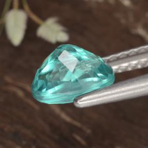 Apatite naturale turchese da 1,13 ct, taglio ovale, VS