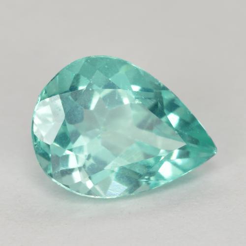 Apatite Verde bluastro naturale da 1.15 ct, Forma a pera, VS