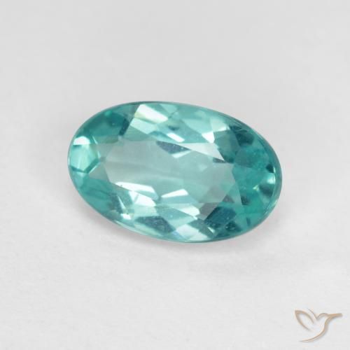 Apatite Alzavola brillante naturale da 1.02 ct, Taglio ovale, VS