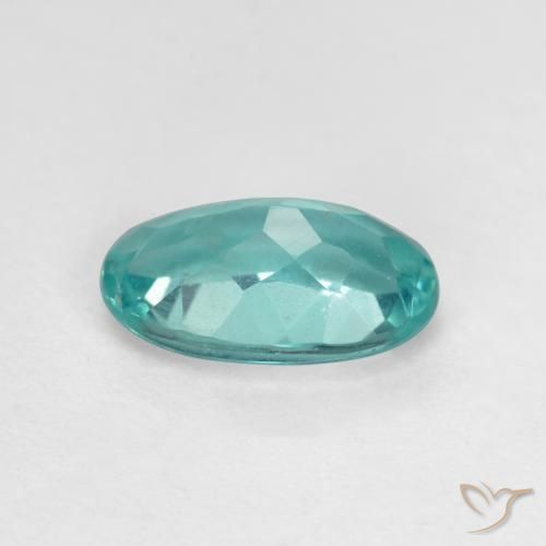 Apatite Alzavola brillante naturale da 1.02 ct, Taglio ovale, VS