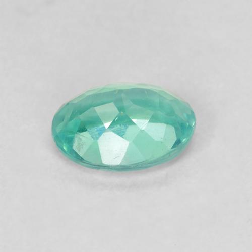 Apatite Alzavola Chiaro naturale da 0,95 ct, Taglio ovale, VS