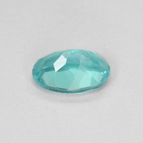 Apatite Blu intenso verde naturale da 0.87 ct, Taglio ovale, VS