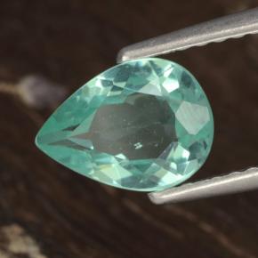 Apatite Alzavola brillante naturale da 1.18 ct, Forma a pera, VS