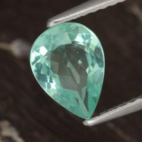 Apatite Alzavola brillante naturale da 1.18 ct, Forma a pera, VS