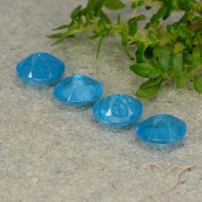 Gemme di Apatite Blu naturale da 1.50 ct, Ovale, VS