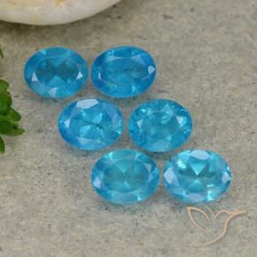 Gemme di Apatite Blu naturale da 2.23 ct, Ovale, VS