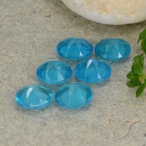 Gemme di Apatite Blu naturale da 2.23 ct, Ovale, VS