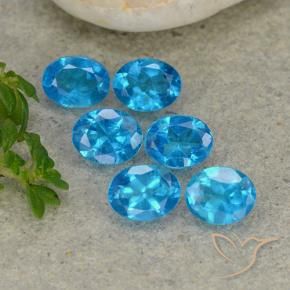 Gemme di Apatite Blu medio naturale da 1.97 ct, Ovale, VS