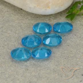 Gemme di Apatite Blu medio naturale da 2.03 ct, Ovale, VS