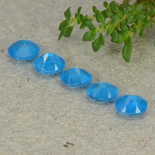 Gemme di Apatite Blu medio naturale da 2.02 ct, Ovale, VS