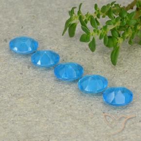 Gemme di Apatite Blu naturale da 1.90 ct, Ovale, VS