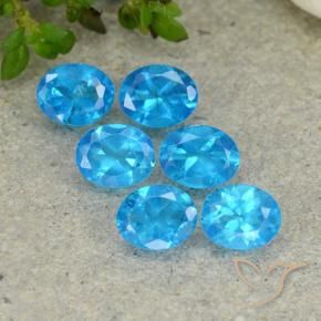 Gemme di Apatite Blu naturale da 2.28 ct, Ovale, VS