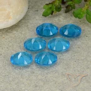 Gemme di Apatite Blu naturale da 2.28 ct, Ovale, VS
