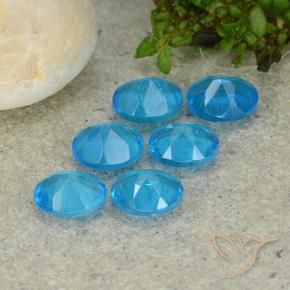 Gemme di Apatite Blu naturale da 2.42 ct, Ovale, VS