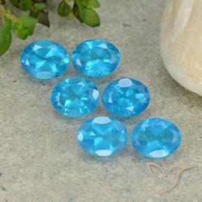 Gemme di Apatite Blu naturale da 2.20 ct, Ovale, VS