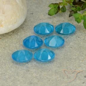 Gemme di Apatite Blu naturale da 2.20 ct, Ovale, VS