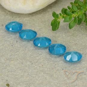 Gemme di Apatite Blu naturale da 1.89 ct, Ovale, VS