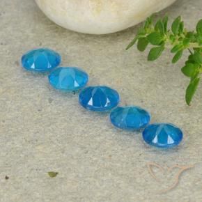 Gemme di Apatite Azzurro naturale da 1.65 ct, Ovale, VS