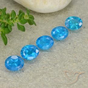 Gemme di Apatite Blu naturale da 2.12 ct, Ovale, VS